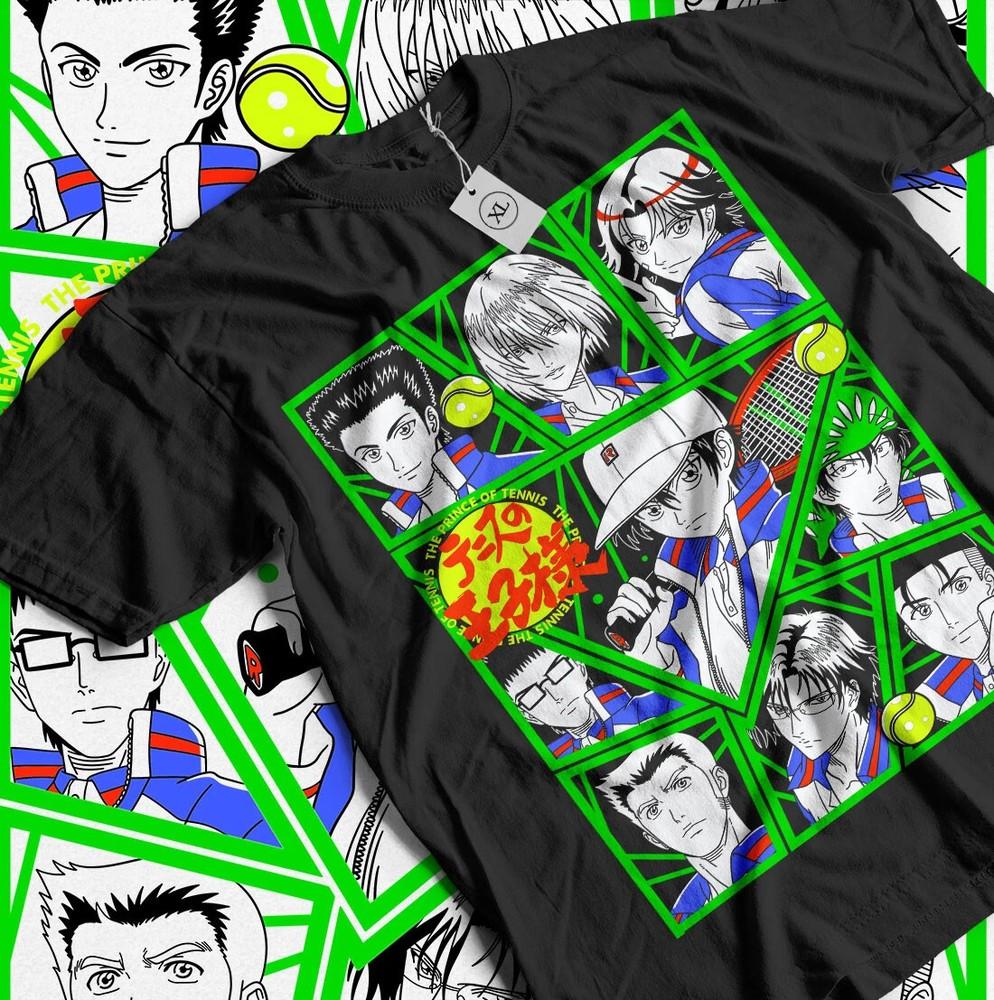 

Prince Du Tennis T-shirt Echizen Anime Manga Fuji Momoshiro Kaidoh Gift Shirt Unisex T-Shirt XXXXL