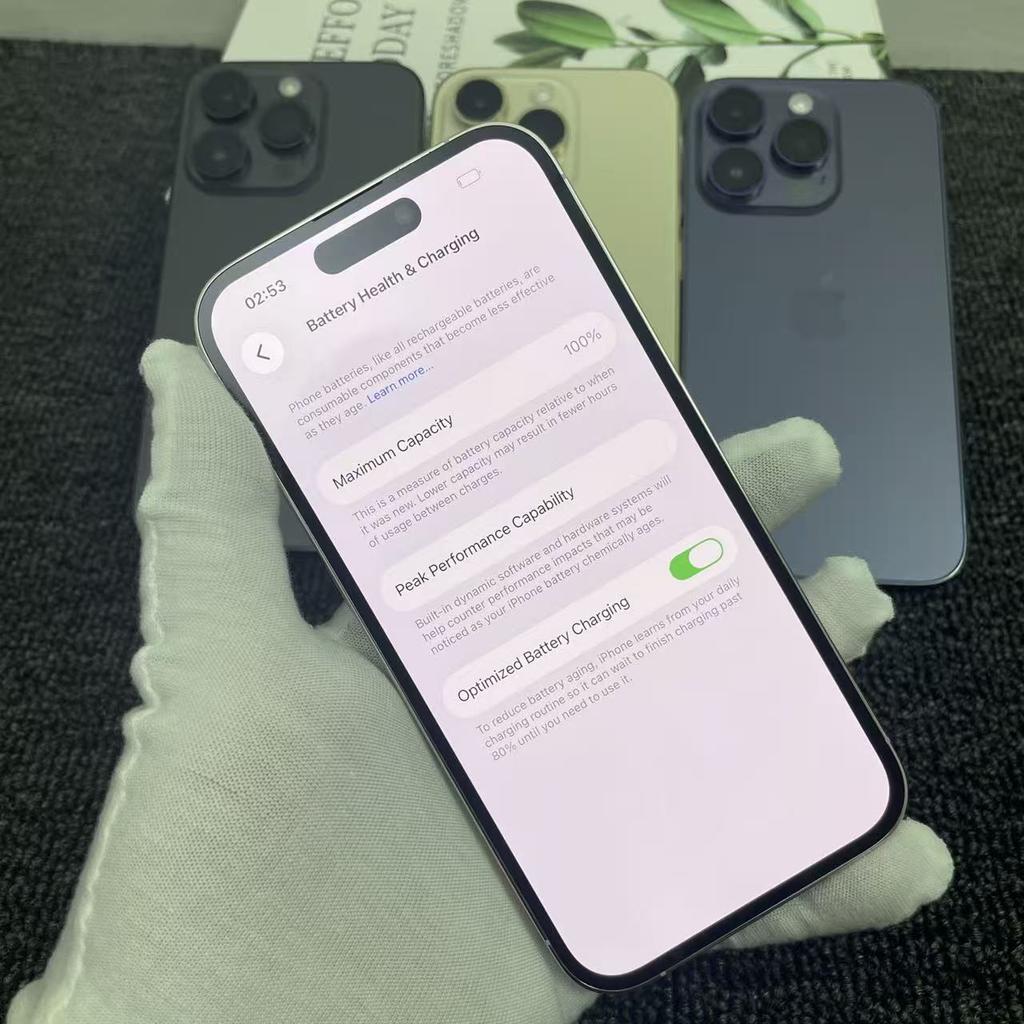 Refurbished Apple iPhone 14 Pro Smartphone with Nano-SIM+eSIM