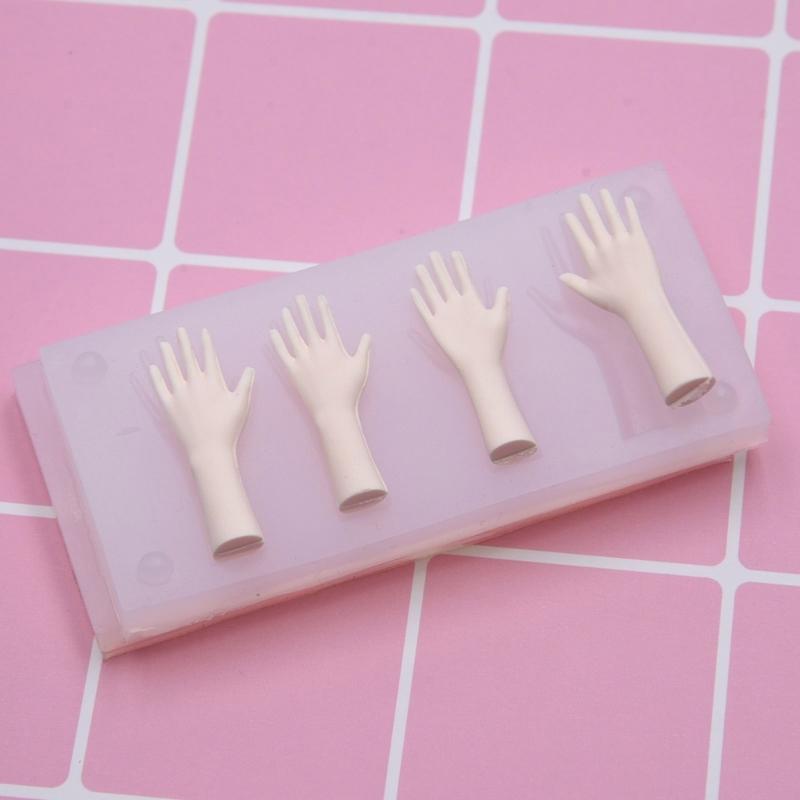 Versatile Hand Mould Proportional Designs Silicone Material for Resin Clay Creative Projects and Gift