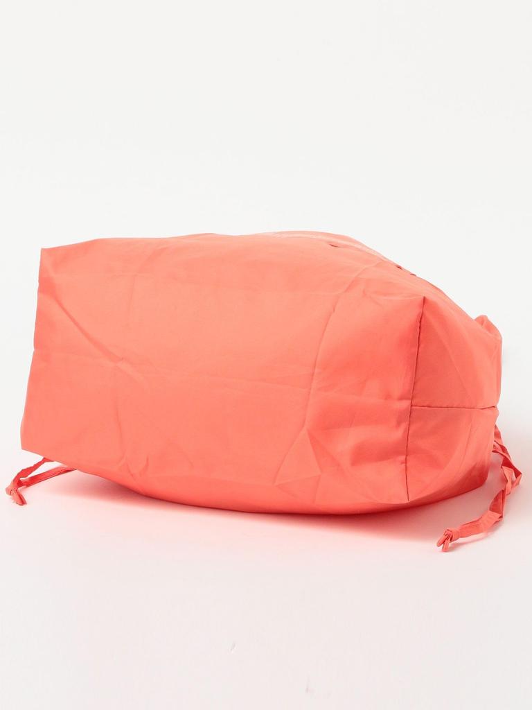 Beams Japan Canvas Bag Logo Print Packable Tote Orange