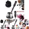 Electric Cosmetic Makeup Brush Cleaner Dryer For Efficient Cleaning And Drying
