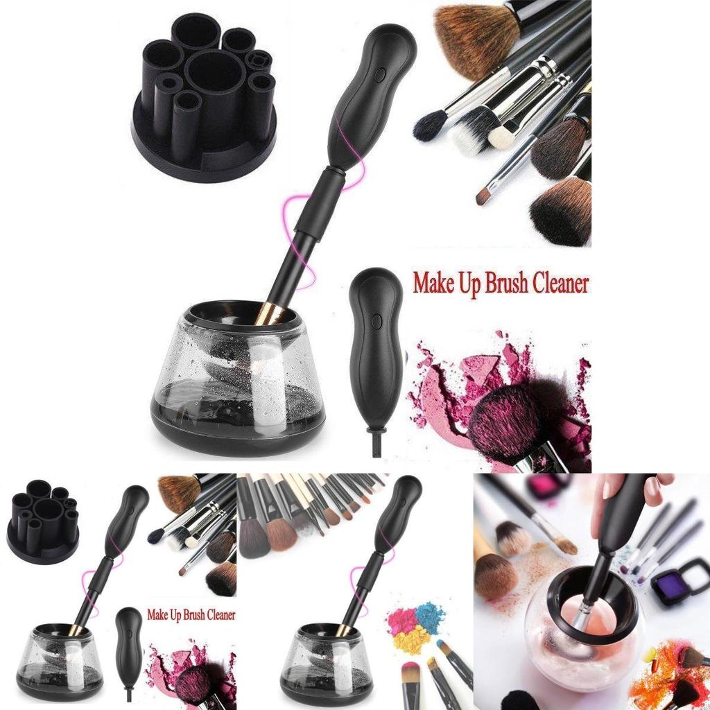 Electric Cosmetic Makeup Brush Cleaner Dryer For Efficient Cleaning And Drying