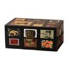 Wood Jewelry Organizers Portable Earring Display Box Necklace Storaging Case for Secure Storage and Travel Convenience