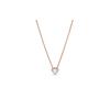 Shining Heart-shaped 925 Silver Necklace for Women 388425C01-45