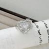 Wind Fashion Super Fairy Love Zir*****Pen Ring Niche High Sense Stacking Wearing Personalized Ring