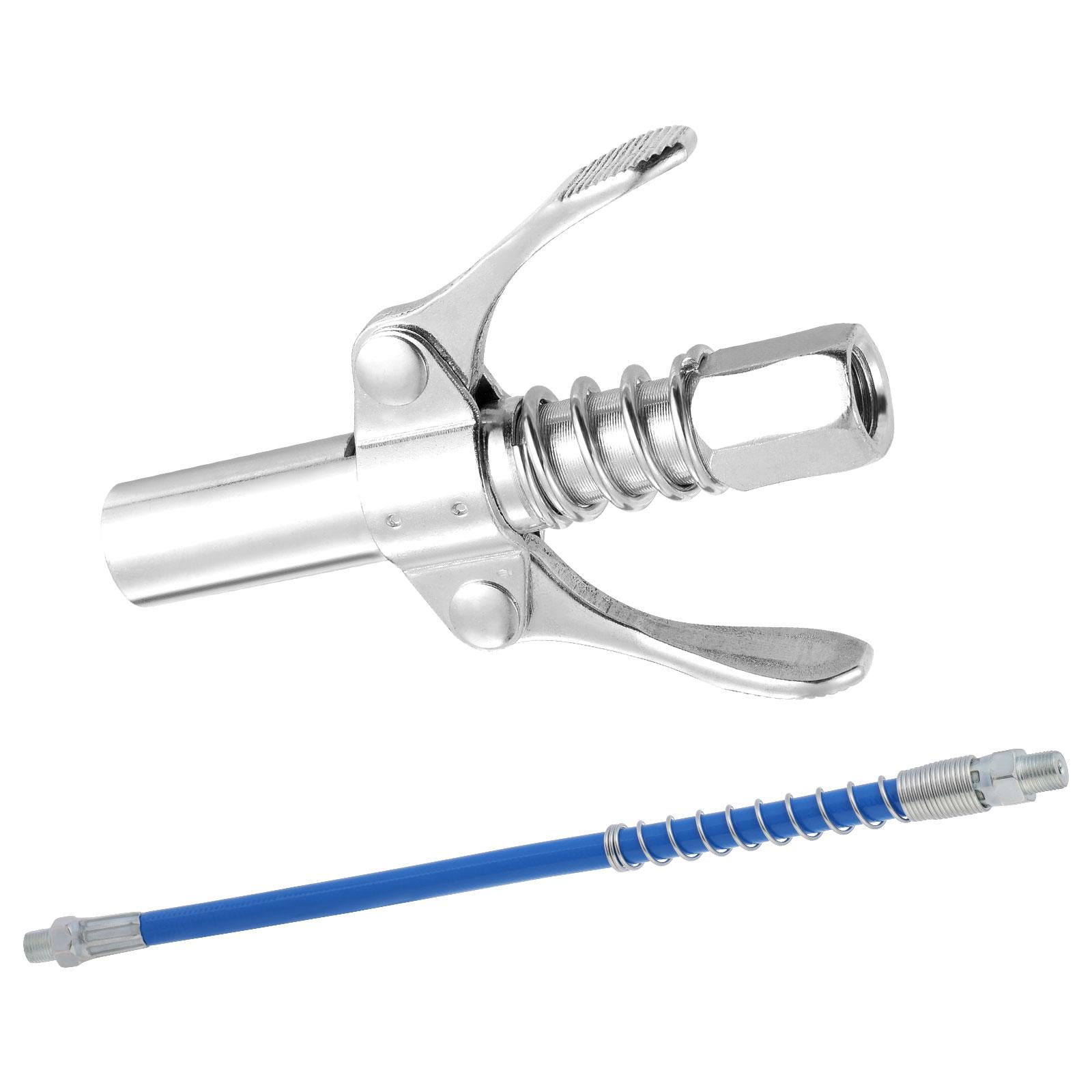 

690 бар смазочный пистолет муфта масляный насос быстросъемный смазочный инжектор смазочный пистолет смазочный пистолет инструмент для ремонта автомобиля синий