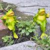 Frogs Figurine Pot Hangers Decorations,Hanging Frogs Figurine Garden Decors