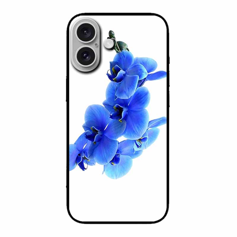 For Iphone 17 5G Case 2025 6.3" Bag Flowers Black TPU Silicone Soft Back Cover For Iphone 16 Plus 17 Phone Case Shockproof Shell