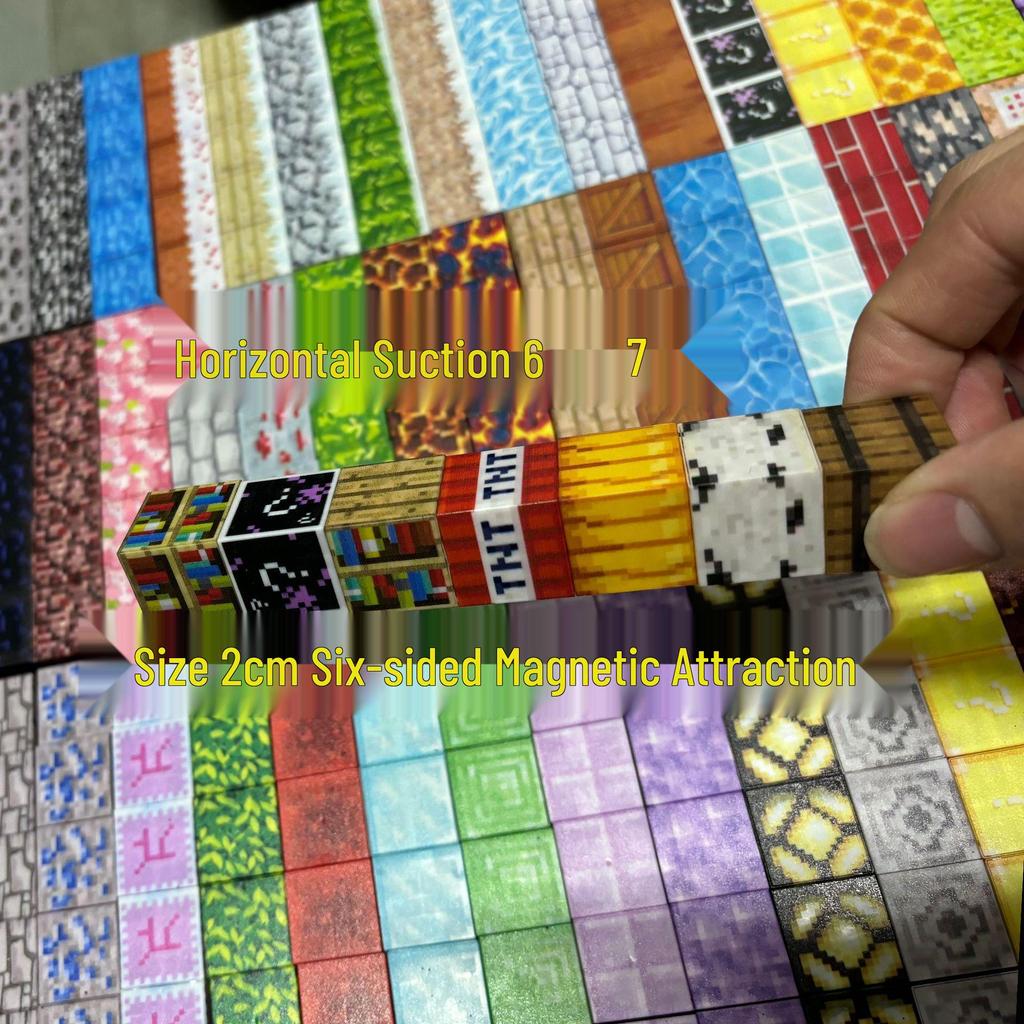 Magnetic Building Block Cubes: Mini Assembly Set