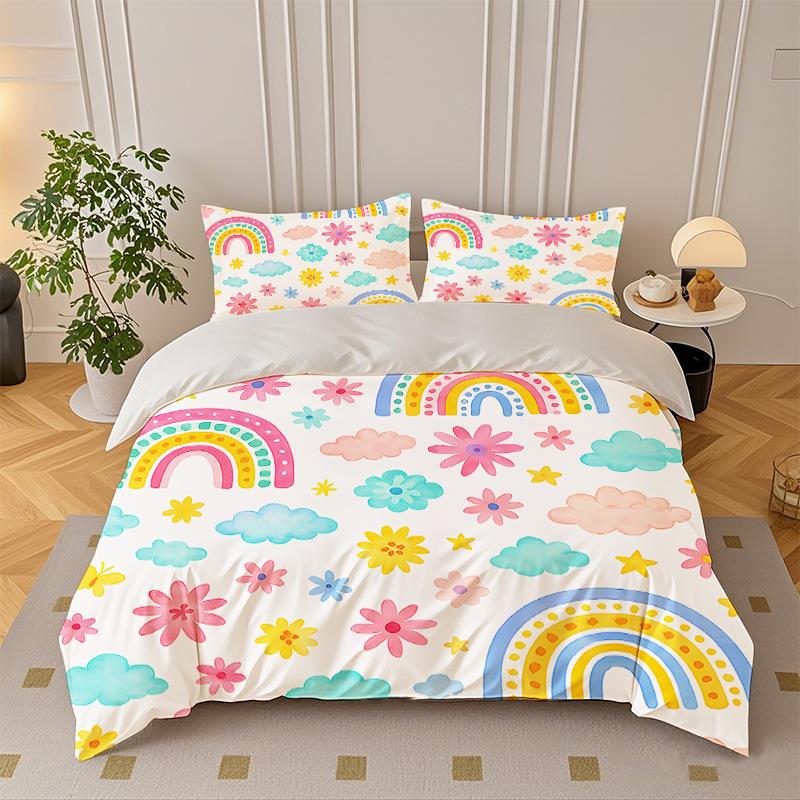 Quilt Cover Three-Piece Quilt Cover Set 07