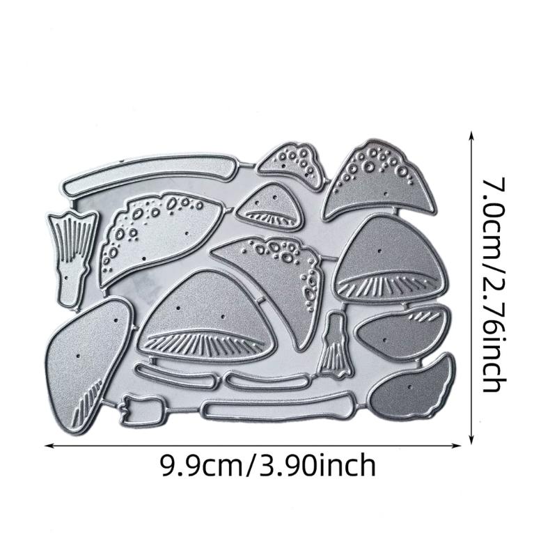 Metal Die Cuts Splicing Mushroom Embossing Stencil Cutting Dies for Card Making Scrapbooking Paper Craft DIY Template