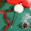 4 Stück Weihnachtskugelschreiber für Kind Junge Mädchen Schüler Spielbelohnung Weihnachtsstrumpffüller 0,7 mm Schreiben flüssig