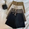 2026 Summer Women's Korean Style Slimming Outerwear Suit: High-Waisted Bootcut Wide-Leg Pants & Versatile Casual Shorts