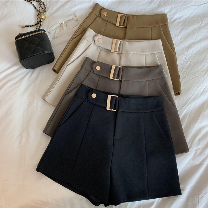 2026 Summer Women's Korean Style Slimming Outerwear Suit: High-Waisted Bootcut Wide-Leg Pants & Versatile Casual Shorts