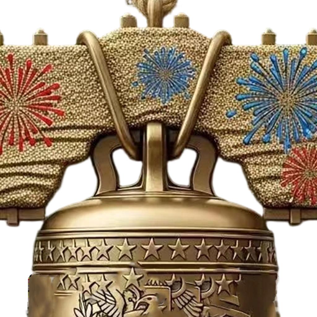 Ornamenti Campanella Commemorativa 250° Anniversario Americano Decorazioni per Feste per Commemorare la Storia