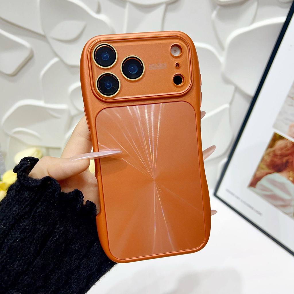 Applicable iPhone17ProMAX Mobile Phone Case Aurora Laser Corning Apple 16 Small Waist Anti-drop Protective Case 15