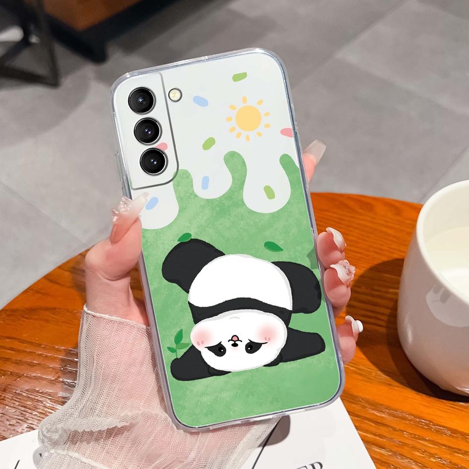 Back Cover For Samsung S21 S22 S23 Ultra Plus S6 S7 S9 Edge Bumper Case Screen Protector Luxury Graffiti Butterfly Silicone Soft TPU Transparent Shell