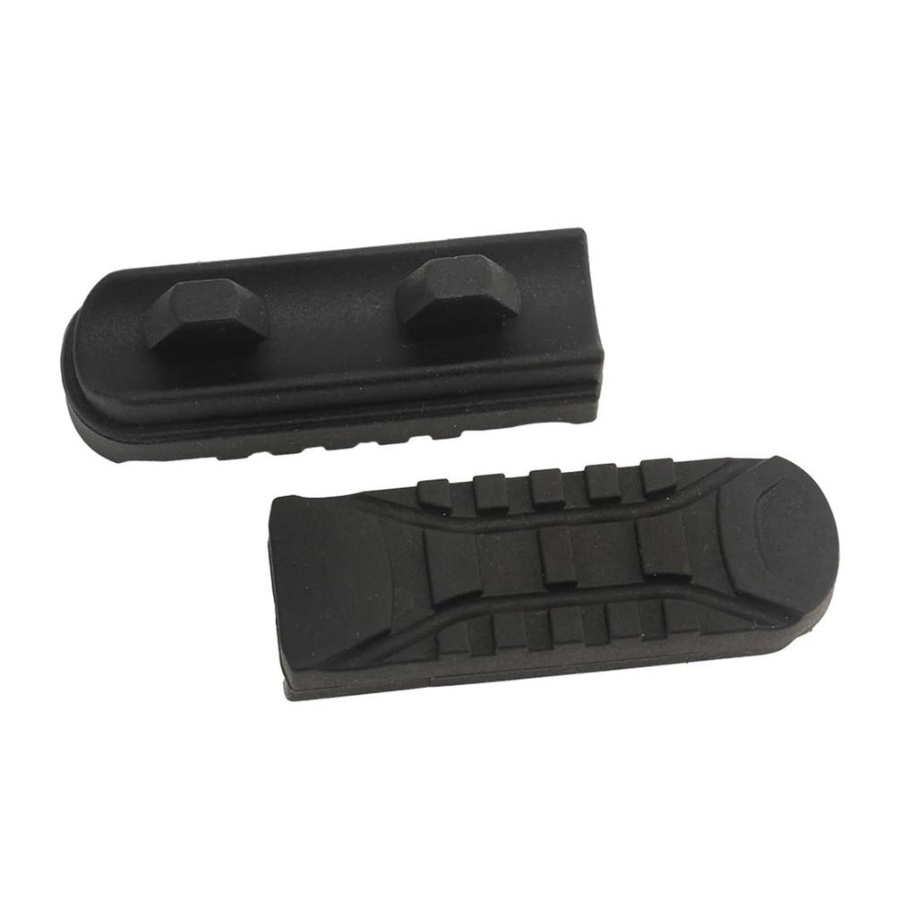 Foot Pegs, Folding Foot Pegs Motorcycle Passenger Side Front Footrest Rubber Cover Fits BMW