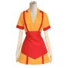 American drama same bankrupt sister cosplay clothing bar fast food maid work clothes performance clothing