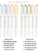 New Japanese Zebra Fluorescent Double-Ended Pens - Gentle Light Color Series for Students & Planners