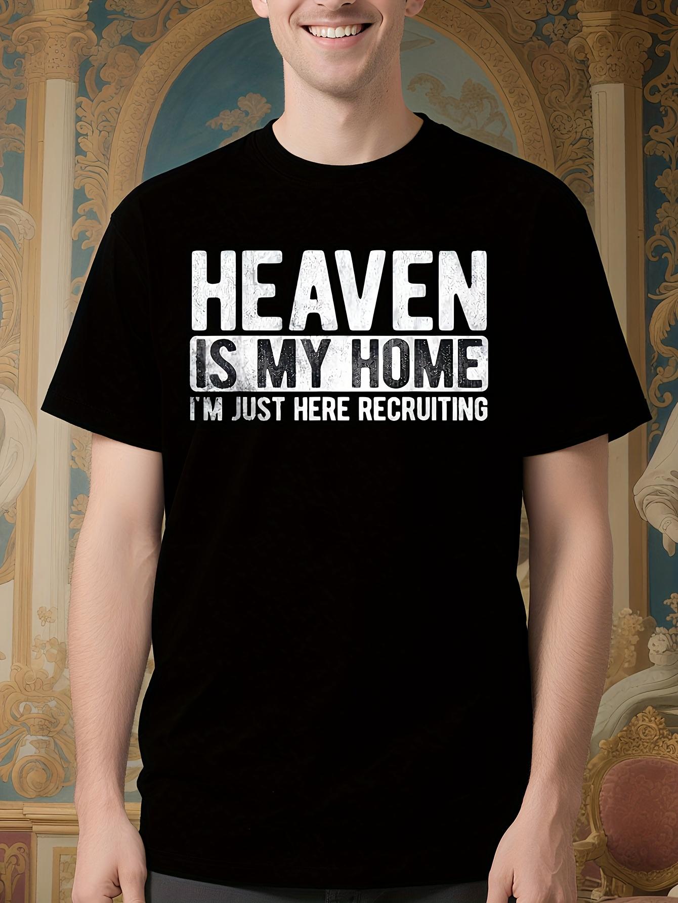 Christian Faith Tshirt - Heaven Is My Home Religious Grap... S