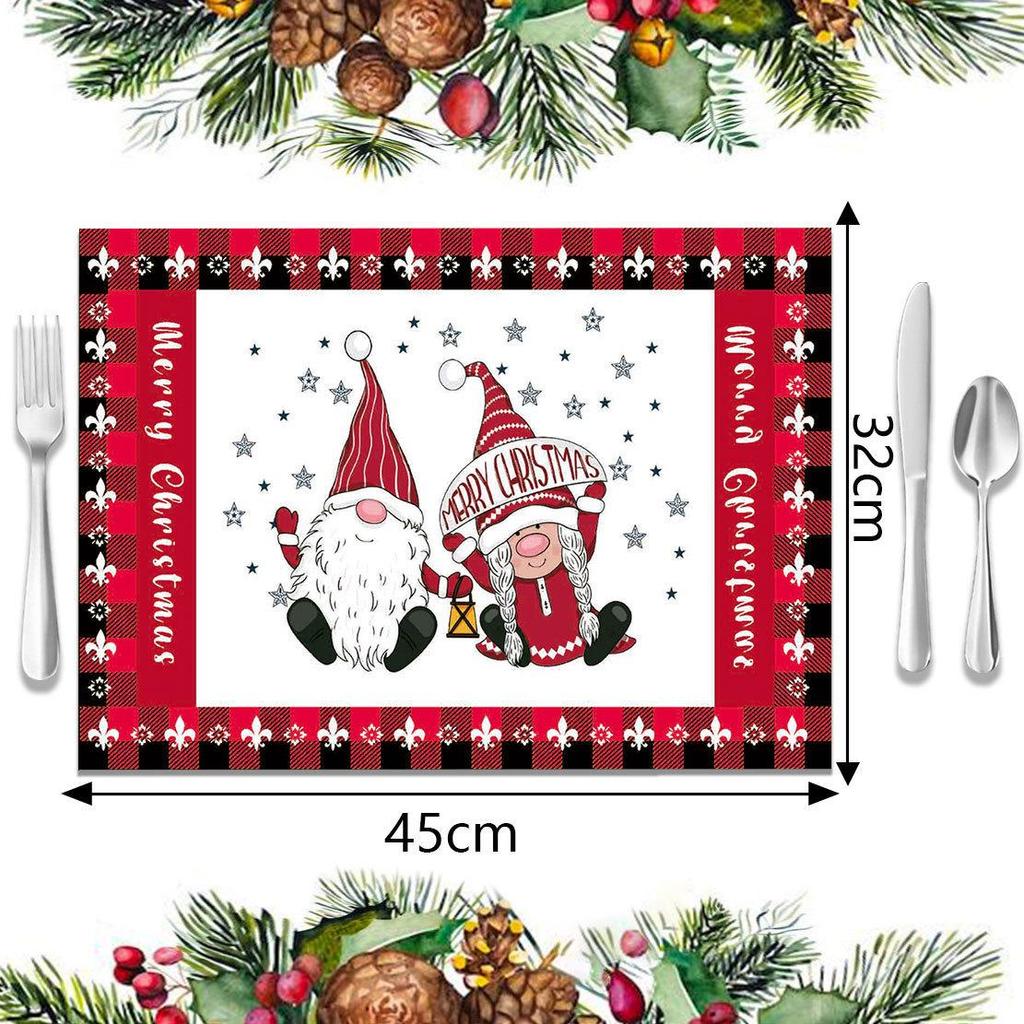 Bestselling Christmas Table Mat: Versatile Heat-Resistant Decorative Placemat