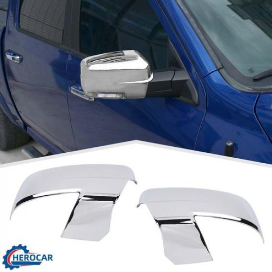 2* Chrome Mirror Cover Trim Caps for 2013-18 Dodge Ram 1500 Exterior Accessories