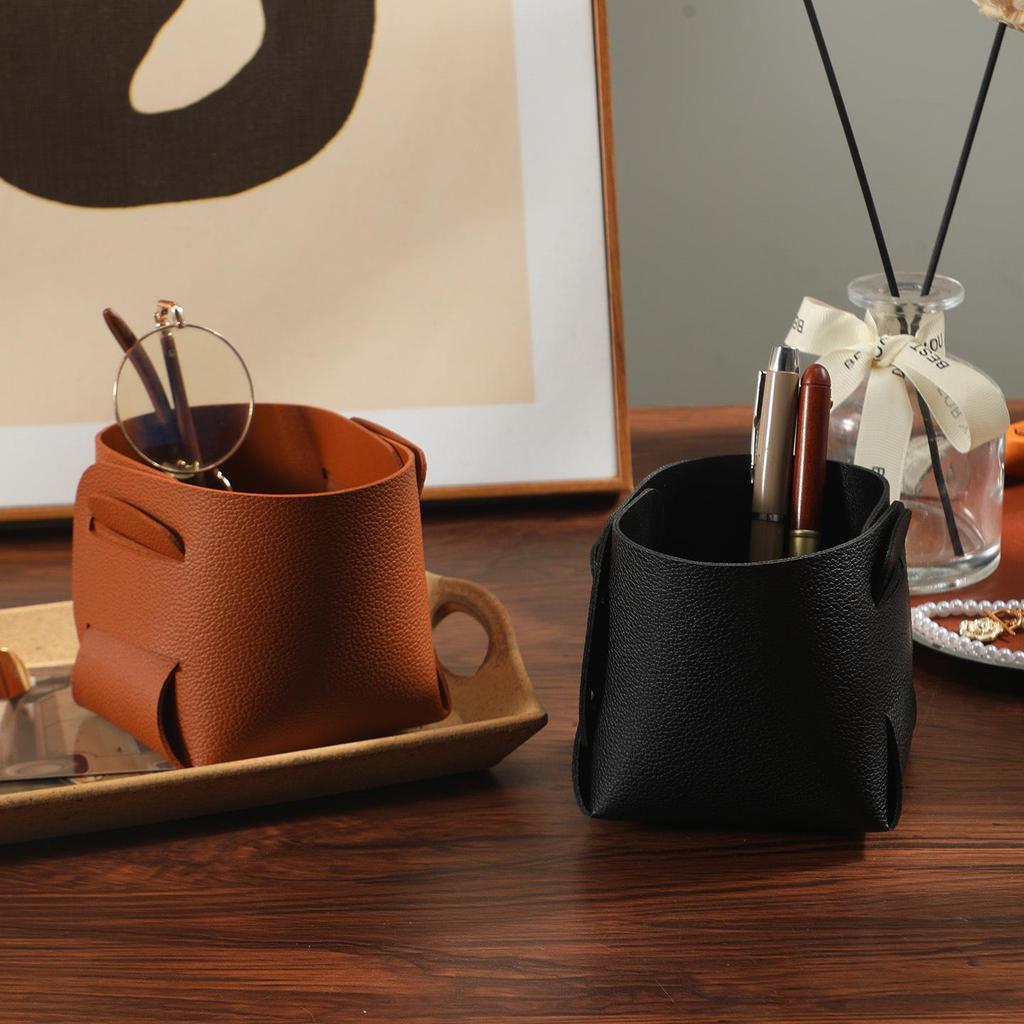 Luxurious Multifunctional Desk Organizer: Makeup, Pens, and Remote Holder