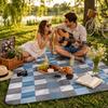 [PACZB] Large Beach Picnic Blanket with Aluminum Insulation 200x200cm D736