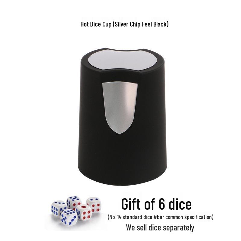 Lyxigt Tärningsset: High-End Shakerkopp för Hem- & Barbruk