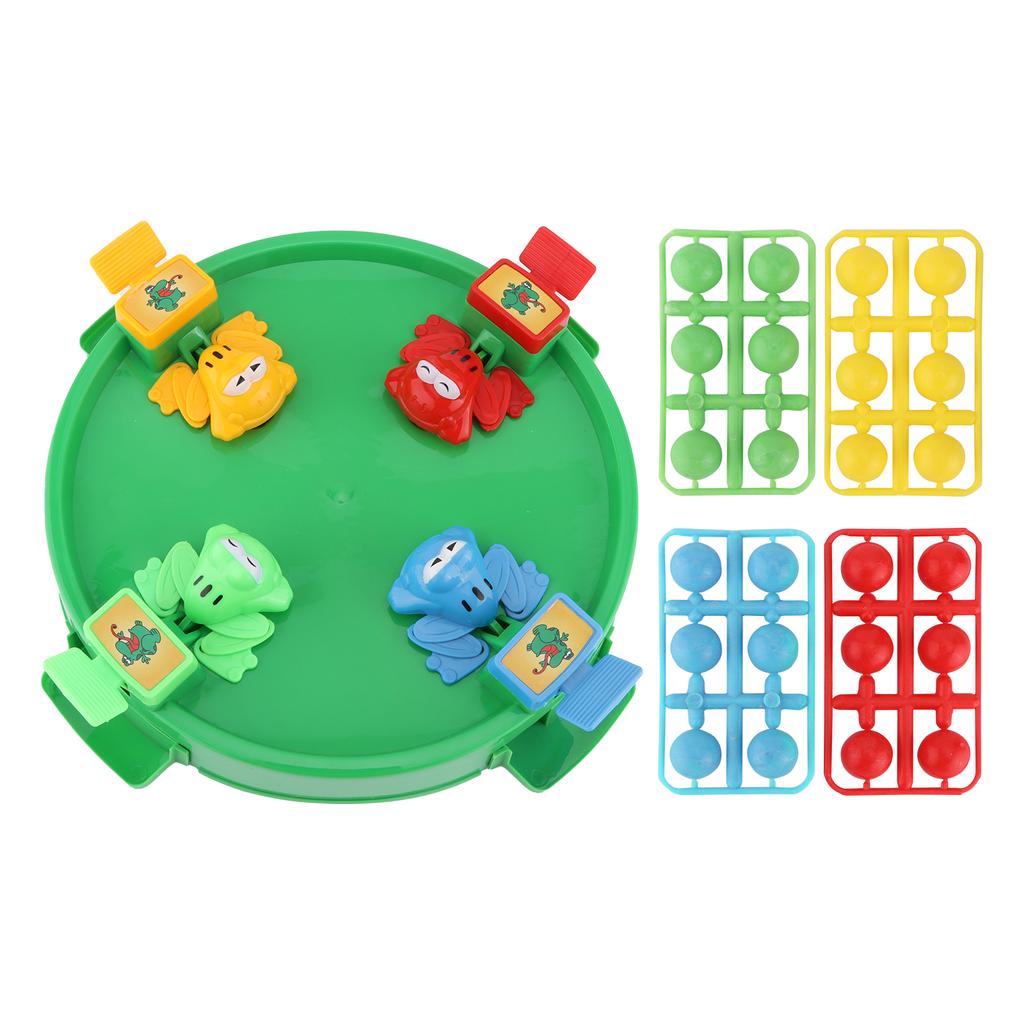 Hungrige Frösche Spiel Familienbrettspiel Klassische Brettspiele für Kinder ab 3 JahrenGrüner großer Teller