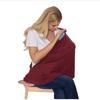 Solid Color Privacy Breastfeeding Shawl Muslin Fabric Baby Nursing Poncho Breastfeeding Cover