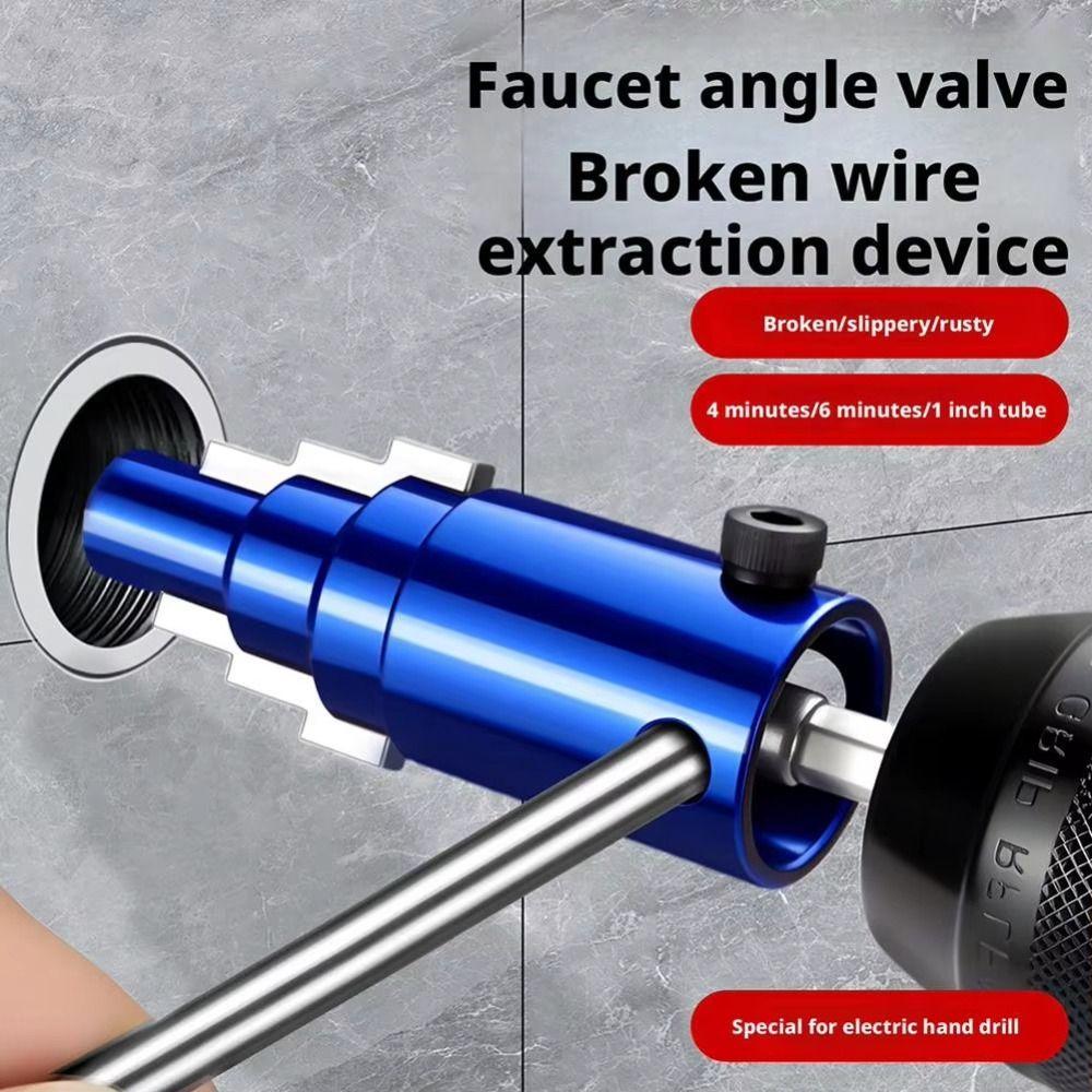 Portable Broken Pipe Valve Extractor Pipe Repair Broken Screw Extraction  Thread Removal Tool