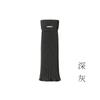 Metal Label Flanged Stockings Set Ins Wind Long Stacking Socks Children'S Autumn And Winter Solid Color Pit Strip Thin Calf Socks