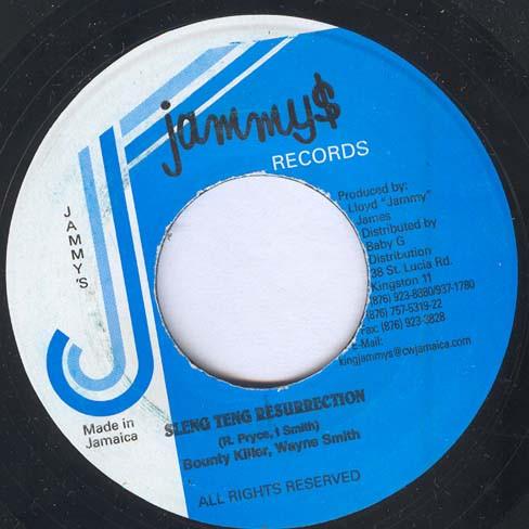 

7inch Record BOUNTY KILLER & WAYNE SMITH - Sleng Teng Resurrection NONE Jammy s Records 2004 Jamaica Reggae, Ska & Dub Used