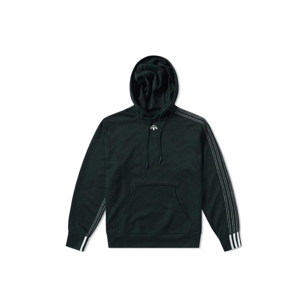 adidas Originals X Alexander Wang Logo Hoodie Men Hoodies Green CG1996