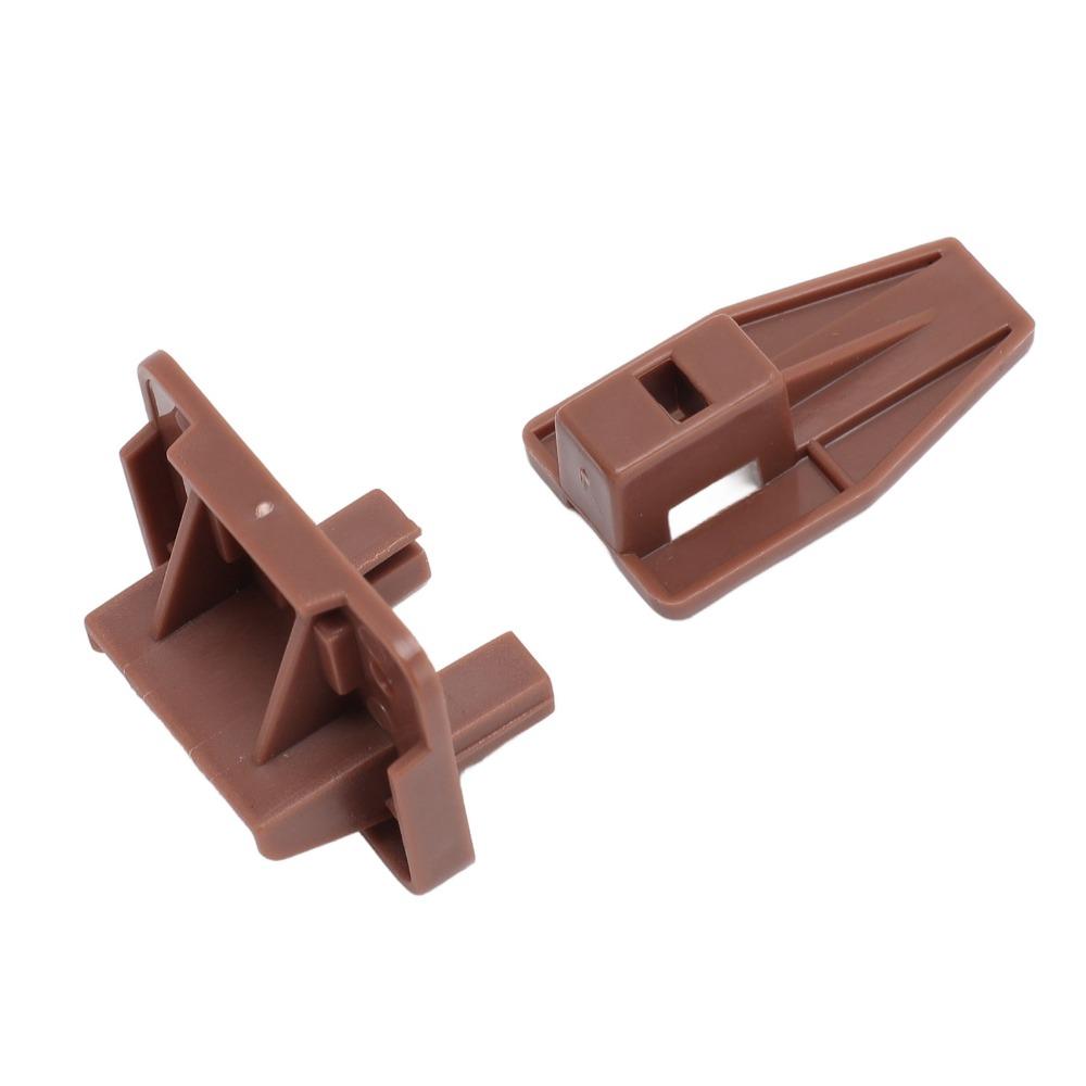10 set Brown Drawer Slide Glides With Screws Drawer Replacement Parts Drawer Track Guide  Nightstand