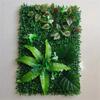 1PC Artificial Green Plant Wall Panels Simulation Plant Background Wall Decoration 3D Bionic Plant Outdoor Lawn, Fake Grass