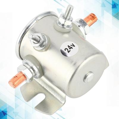 Auto Parts 200V Solenoid Fits Normally Open Waterproof Solenoid Relay 24VDC Automotive Electronics Accessories Electric Vehicle