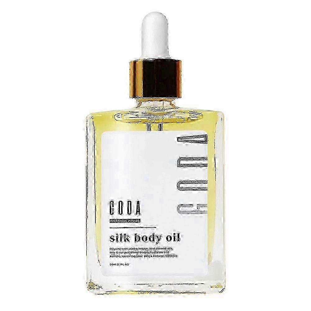 Silk Body Oil, 50ml Nourishing with Natural Protein Extract for Smooth Glowing Skin, Lightweight Non - Greasy for All Skin Types