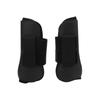 2 Pcs Horse Tendon Boots Set Soft Prevent Slip Cushioning PU Shell Tendon Guard Boots for HorsesBlack Front Legs XL