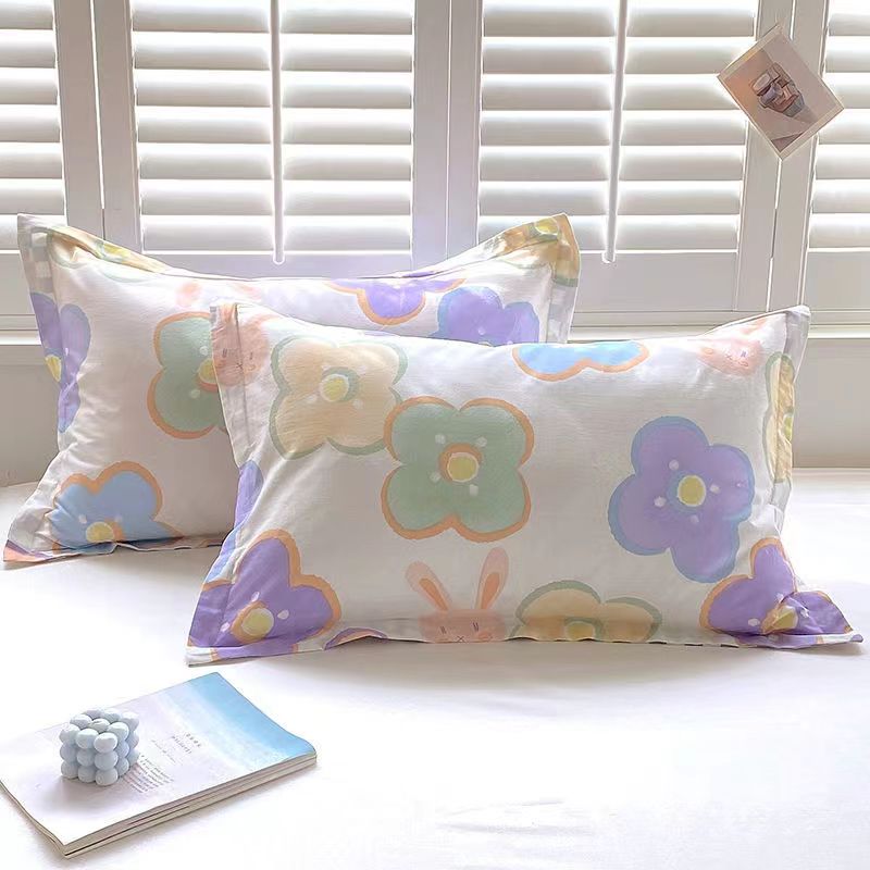 Pár keprových bavlněných povlaků na polštáře 48*74cm pro všechna roční období