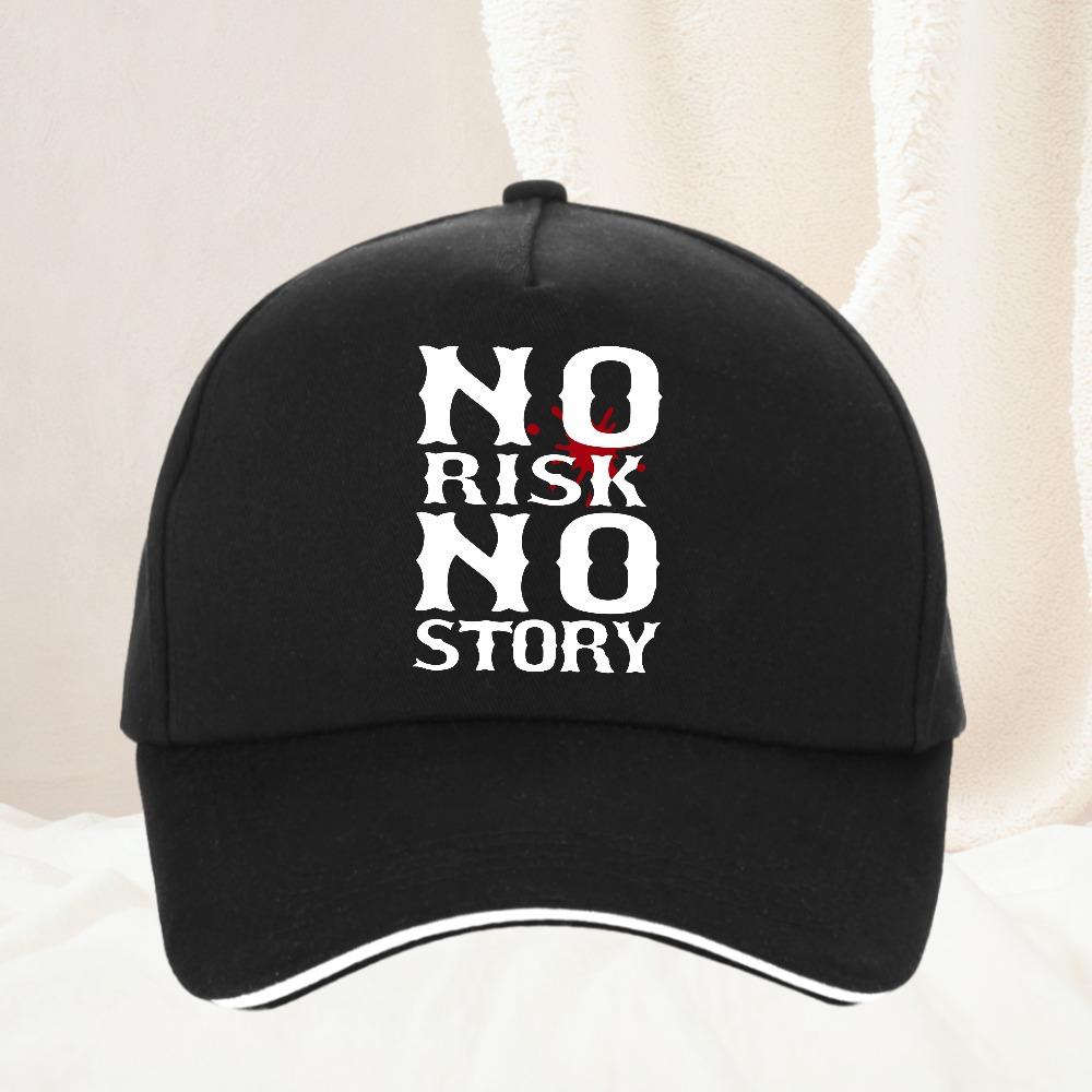 no risk no story Unisex Baseball Caps Spring and Autumn Outdoor Adjustable Casual Hats Unisex Women Golf Snapback hat