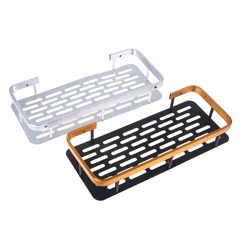 Wall Hanging Corner Single Layer Rectangular Bracket Wall Mounted Shower Shampoo Rack Bathroom Rack Towel Rack Bracket