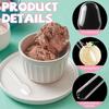 500pcs Disposable Transparent Tasting Spoon Lightweight Disposable Wrapped Spoon  Birthday Party