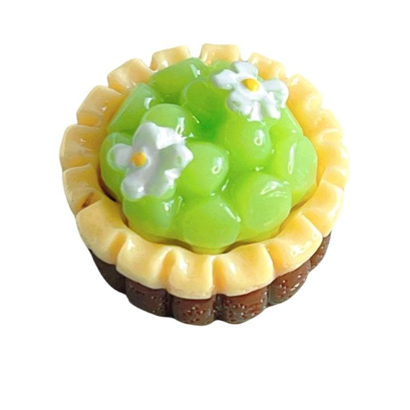 Handmade Resin Cake Accessories For Diy Keychains And Pendants Realistic 3d Simulation