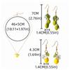 Acrylic Lemon Shaped Necklace Sweet Fruit Hooks Earring New Dangle Earrings  Party