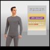 moxixom Warm Innerwear Winter Heat Boost Long Solid Men's Set, Leggings, Underwear, Spats, Pants, Open-Front Loungewear, Color, Mqyk006gr-XL