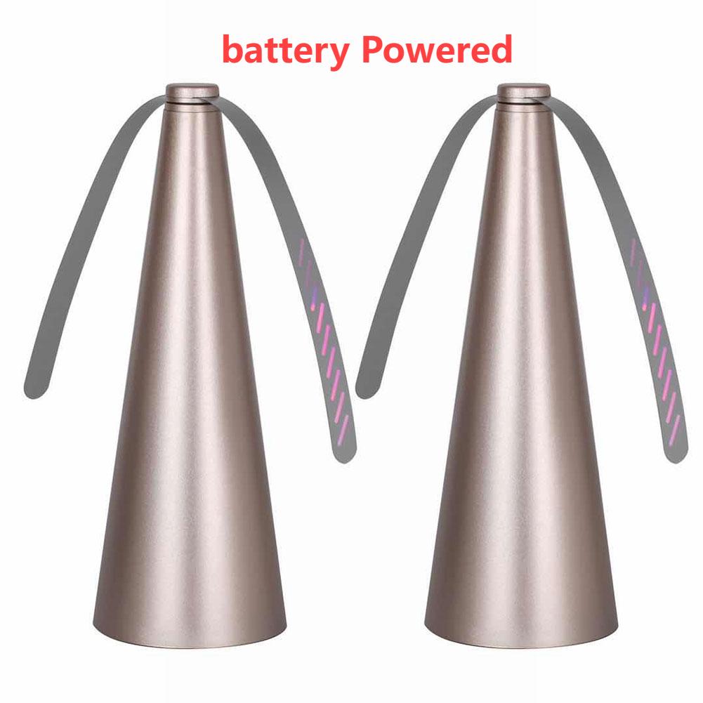 1/2PCS Fly Repellent Automatic Fan Fly Fans Pest Repellent Table Fan Bug Repellent Keep Flies Away Battery Powered /USB Plug