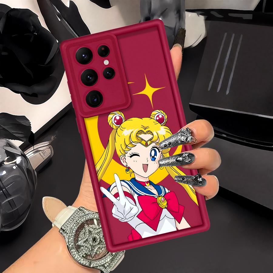 

Anime Sailor Moon Phone Cover Case for Samsung Galaxy S25 Note 20 Ultra S24 ultra S25 S22 Plus S23 S20 FE S21 Galaxy S20